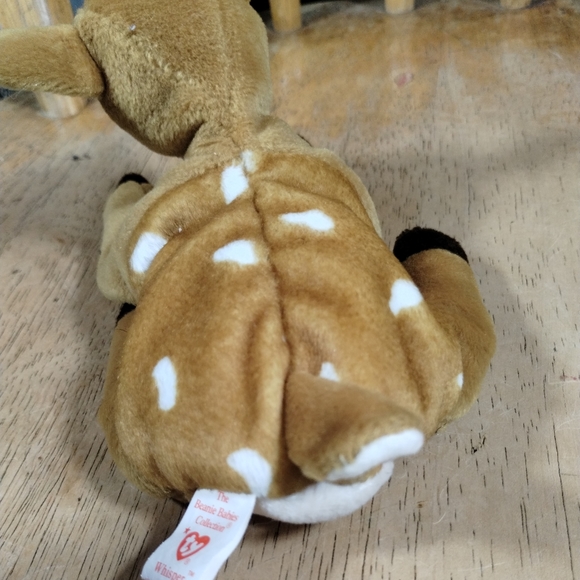 ✓TY Beanie Baby Whisper The Fawn - Picture 7 of 13